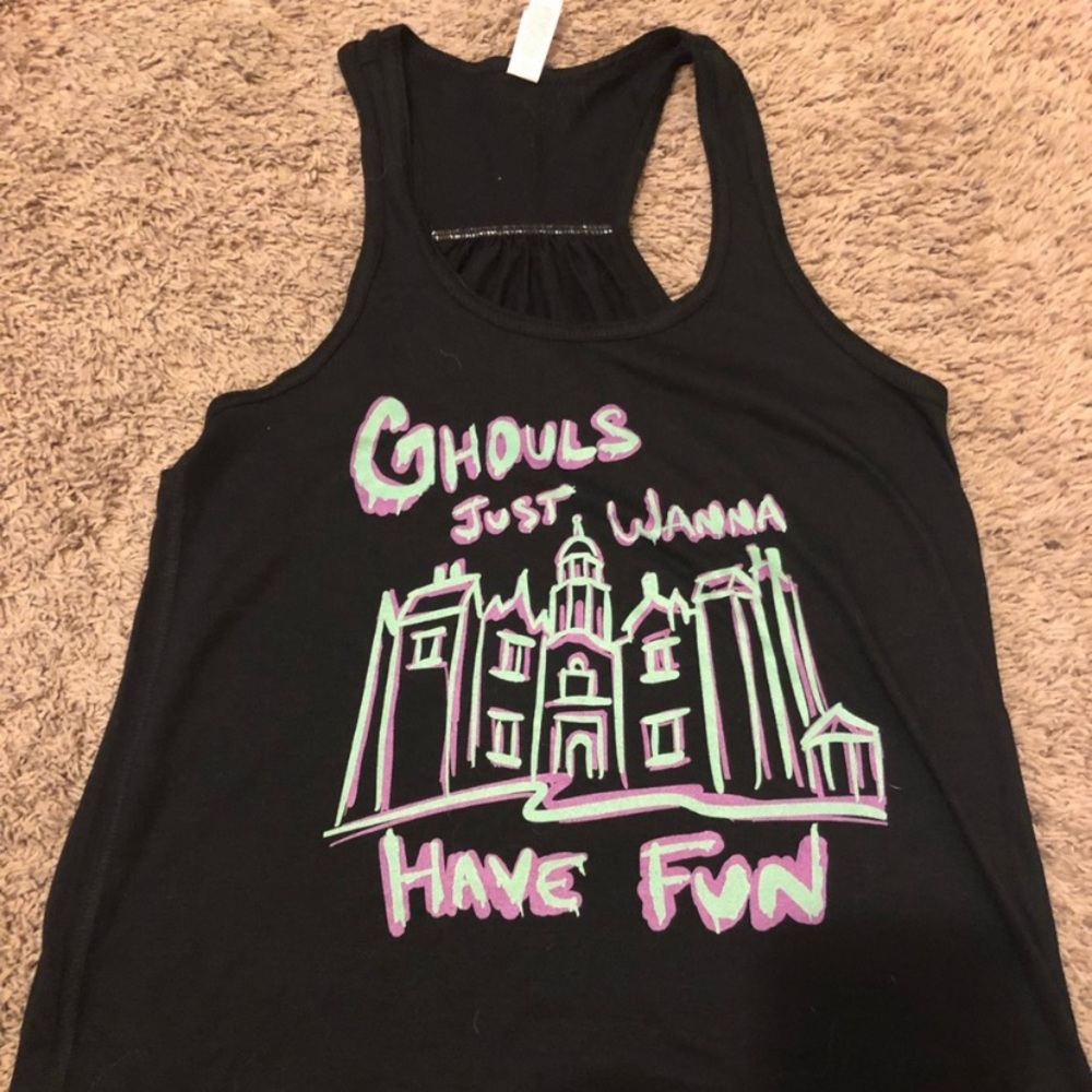Disney haunted mansion inspired racerback tank